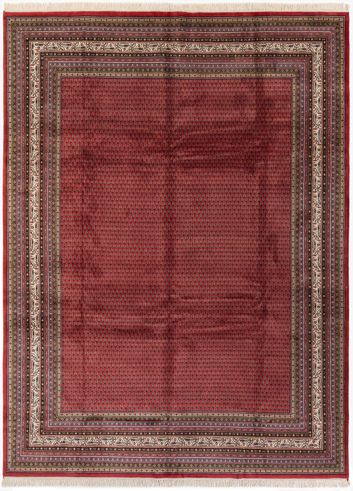 9' 8 x 13'  Hand Knotted Mir Oriental Wool Rug