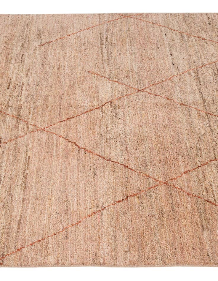 Detail image of 4' 7 x 6' 7  Hand Knotted Moroccan Wool Rug