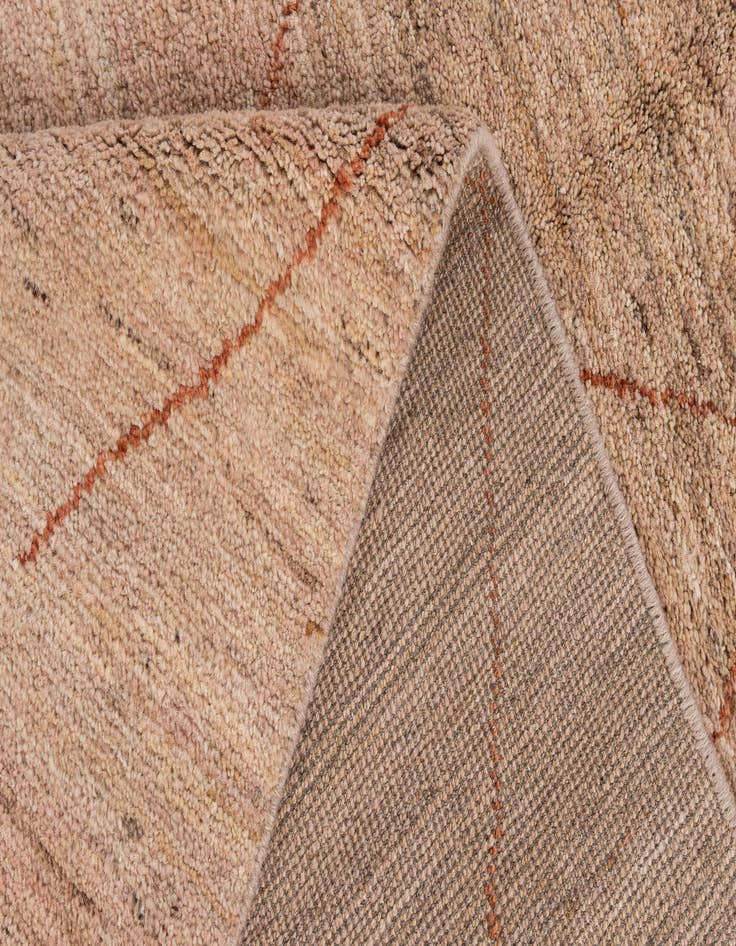 Detail image of 4' 7 x 6' 7  Hand Knotted Moroccan Wool Rug