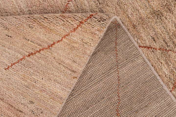 4' 7 x 6' 7 Hand Knotted Moroccan Wool Rug