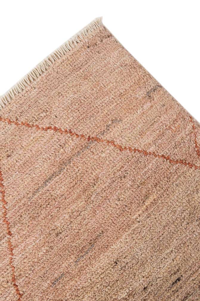 4' 7 x 6' 7 Hand Knotted Moroccan Wool Rug