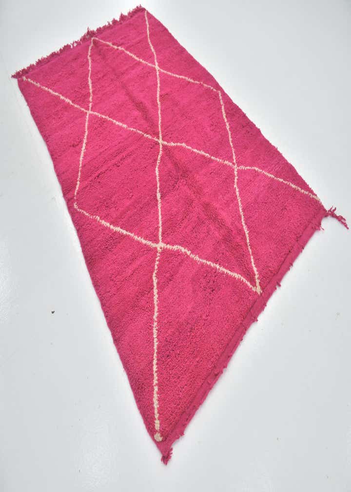 5' 3 x 8' 4 Hand Knotted Moroccan Wool Rug