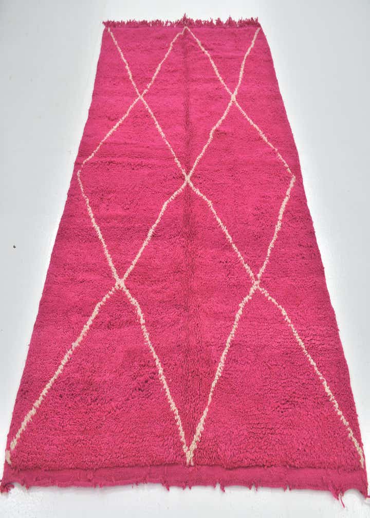 5' 3 x 8' 4 Hand Knotted Moroccan Wool Rug