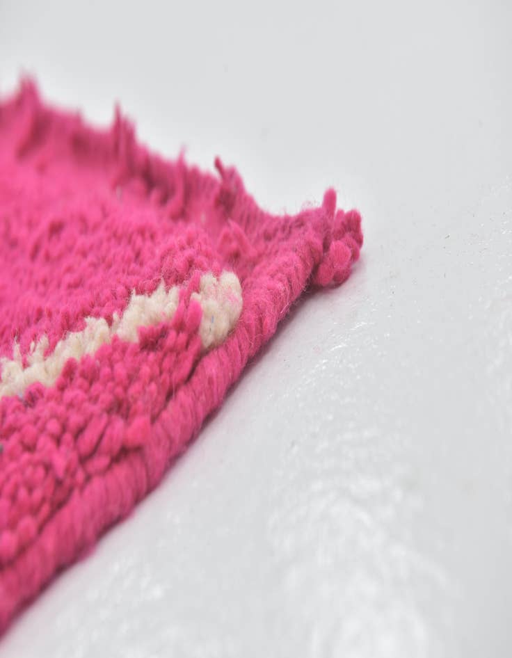 Detail image of 5' 3 x 8' 4 Hand Knotted Moroccan Wool Rug