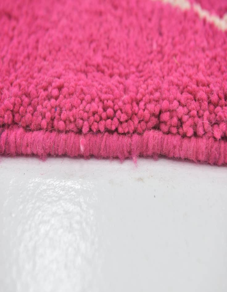 Detail image of 5' 3 x 8' 4 Hand Knotted Moroccan Wool Rug