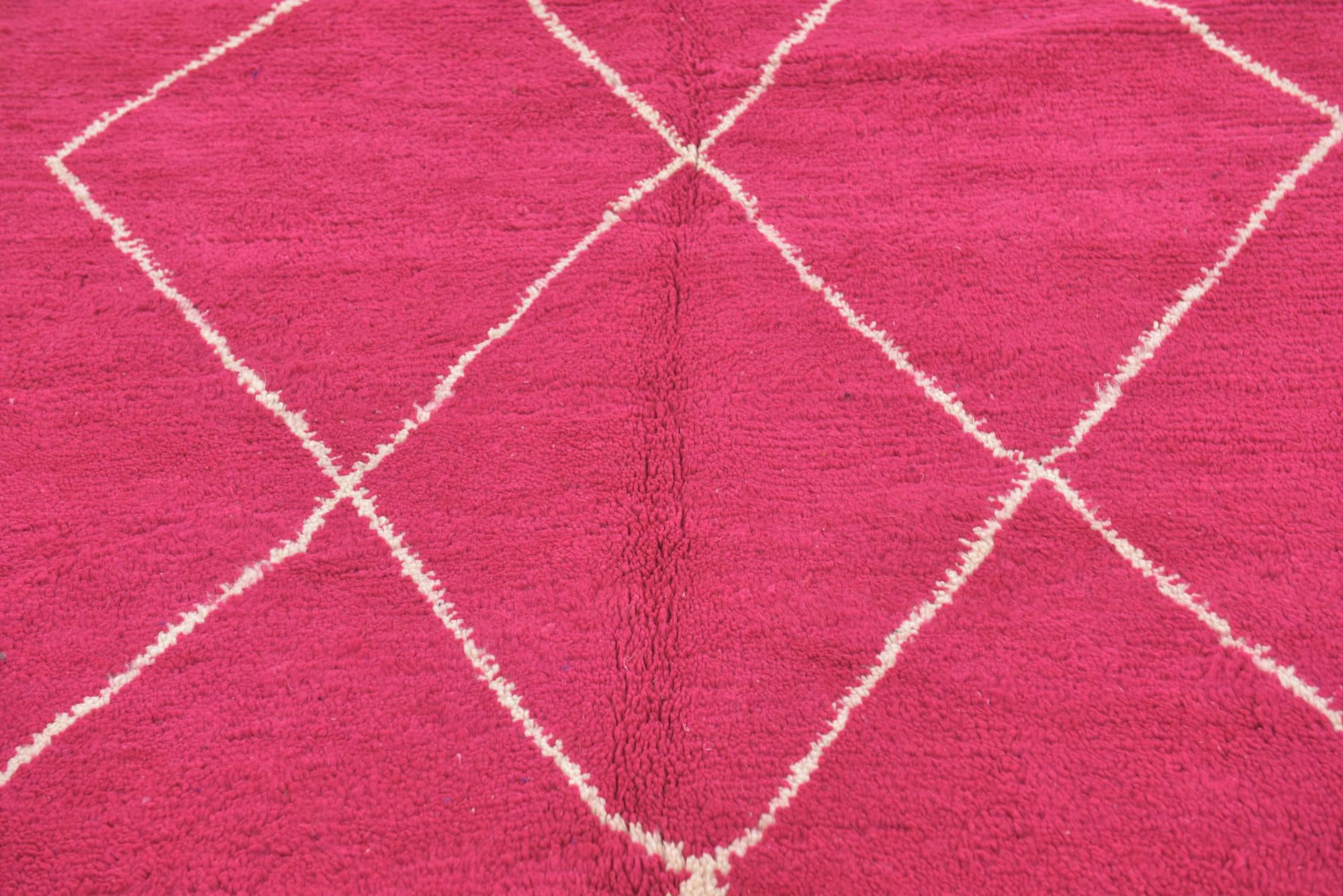5' x 8' 5 Hand Knotted Moroccan Wool Rug