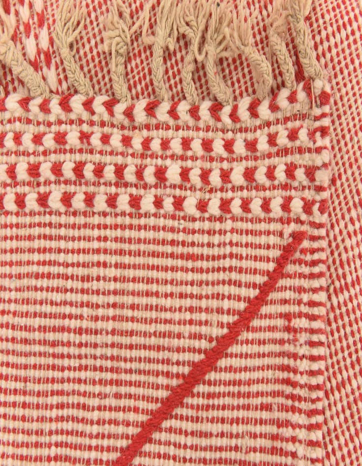 Detail image of 6' 2 x 9' 9  Hand Knotted Moroccan Wool Rug