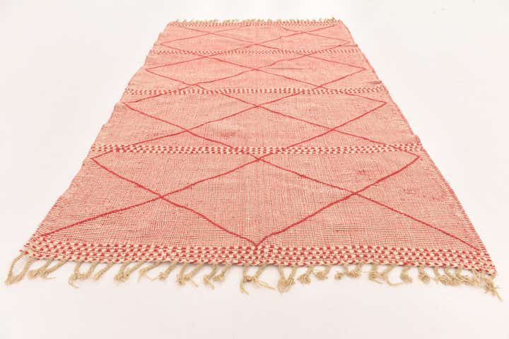 6' 2 x 9' 9 Hand Knotted Moroccan Wool Rug