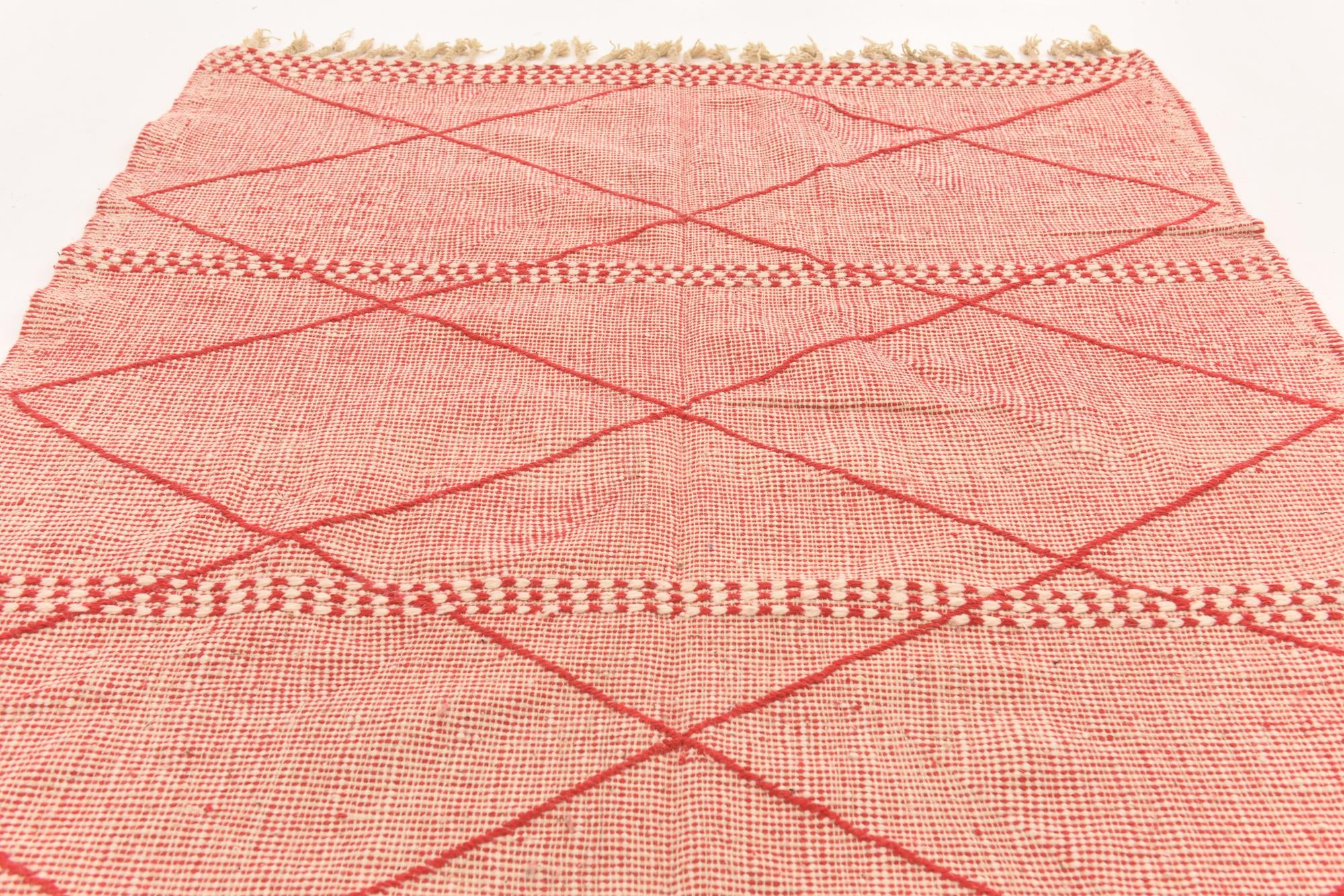 6' 2 x 9' 9 Hand Knotted Moroccan Wool Rug