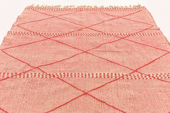 6' 2 x 9' 9 Hand Knotted Moroccan Wool Rug