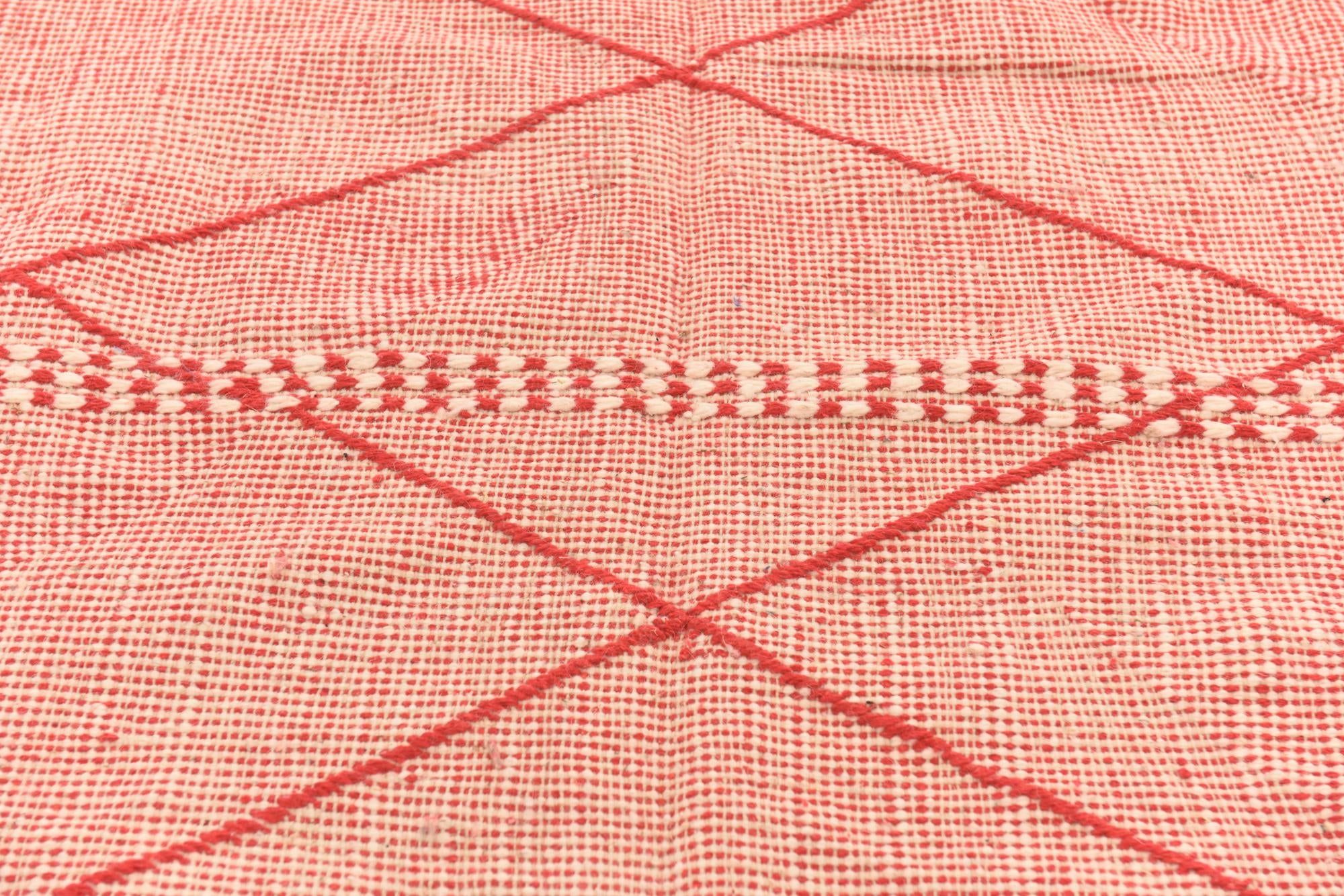 6' 2 x 9' 9 Hand Knotted Moroccan Wool Rug