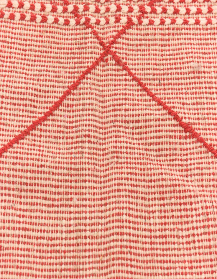 Detail image of 6' 2 x 9' 9 Hand Knotted Moroccan Wool Rug