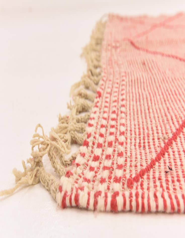 Detail image of 6' 2 x 9' 9  Hand Knotted Moroccan Wool Rug