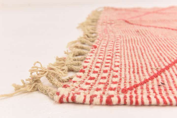 6' 2 x 9' 9 Hand Knotted Moroccan Wool Rug