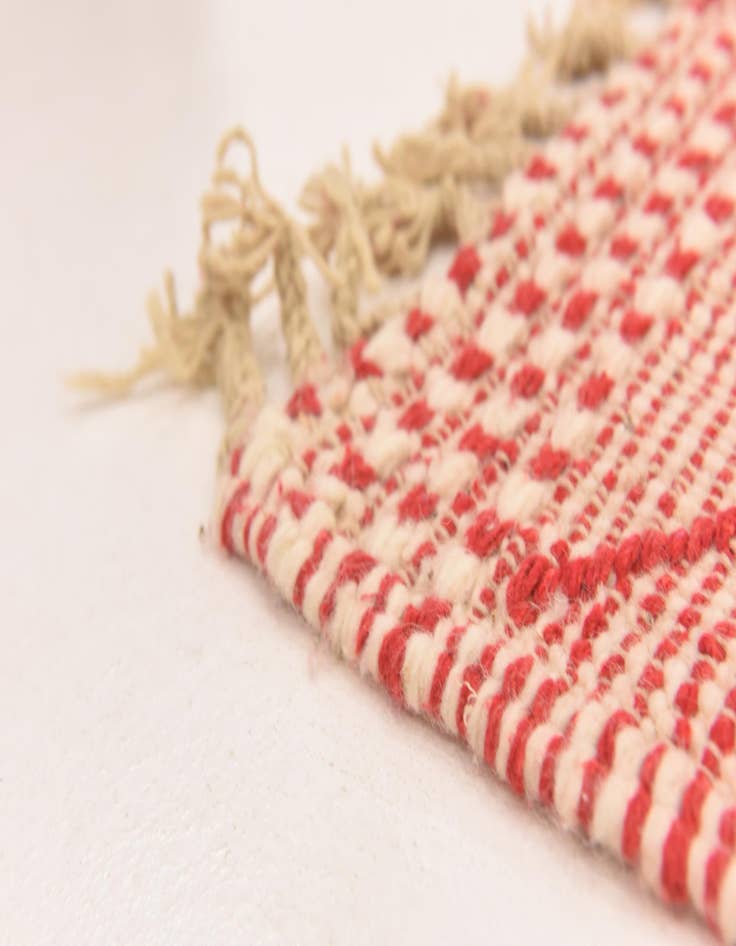 Detail image of 6' 2 x 9' 9  Hand Knotted Moroccan Wool Rug