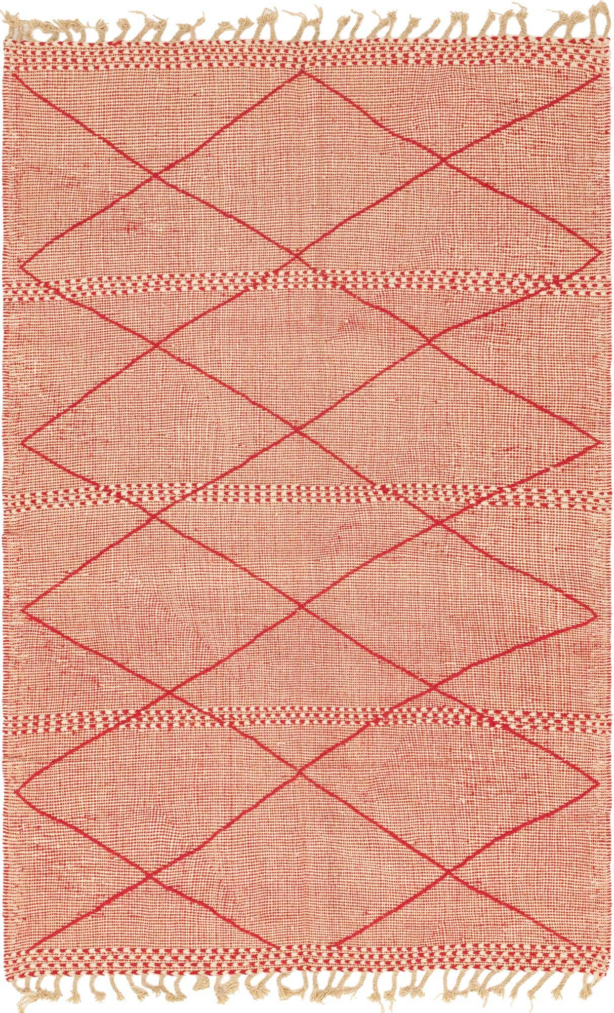 6' 2 x 9' 9 Hand Knotted Moroccan Wool Rug