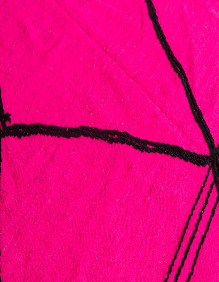 Detail image of 7' x 9' 9  Hand Knotted Moroccan Wool Rug