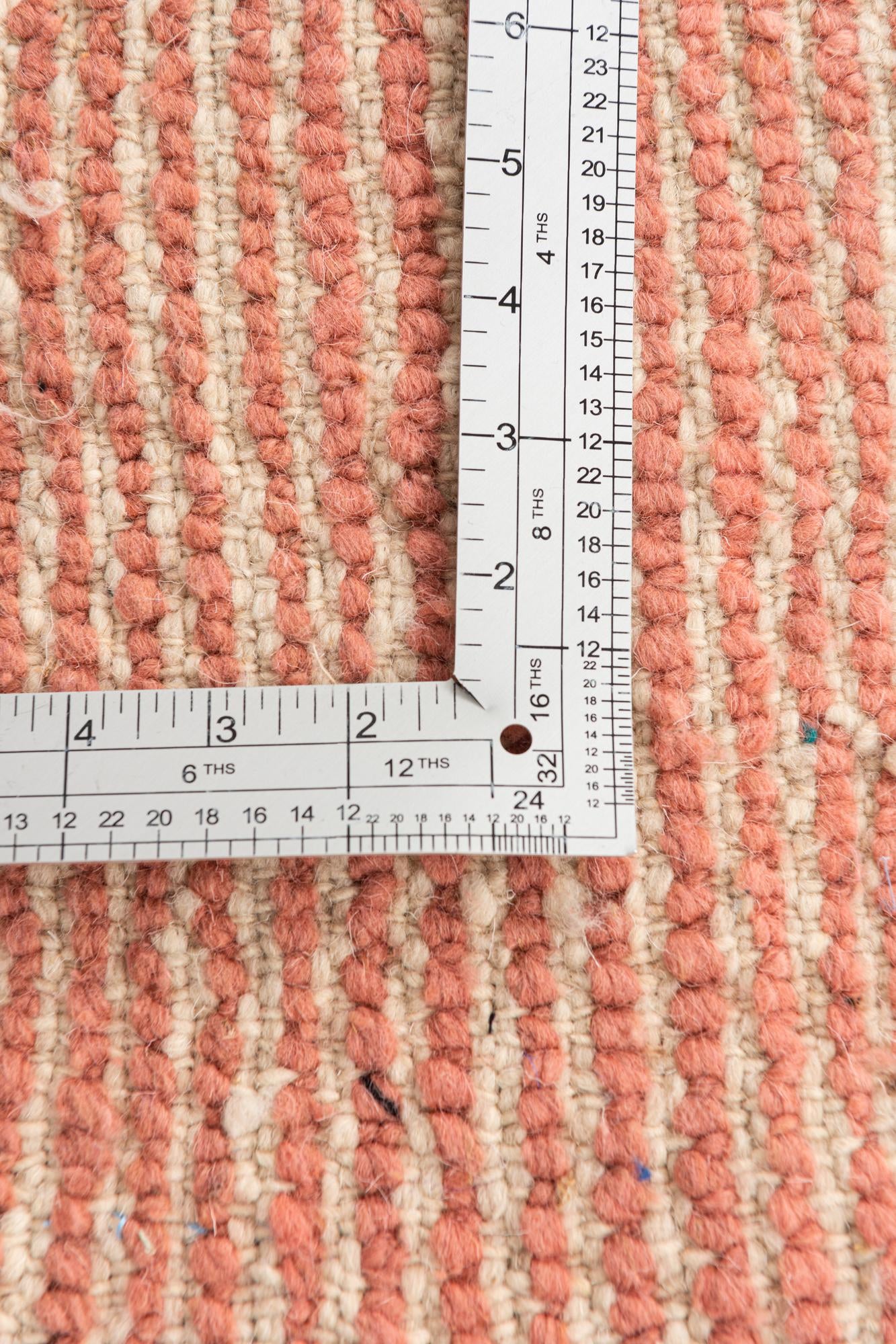 5' 8 x 8' Hand Knotted Moroccan Wool Rug
