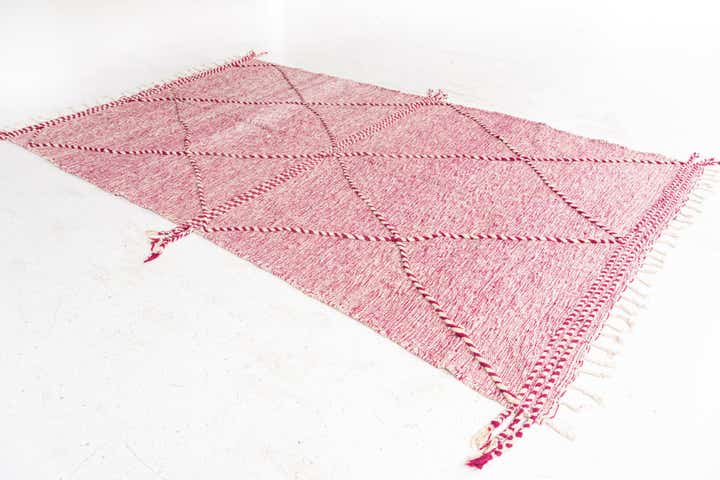 6' 2 x 9' 10 Hand Knotted Moroccan Wool Rug