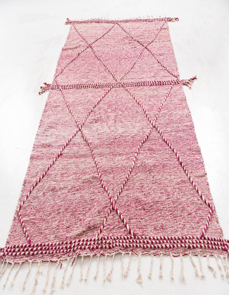 Detail image of 6' 2 x 9' 10  Hand Knotted Moroccan Wool Rug