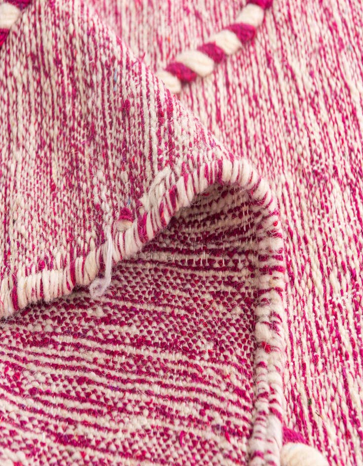 Detail image of 6' 2 x 9' 10  Hand Knotted Moroccan Wool Rug