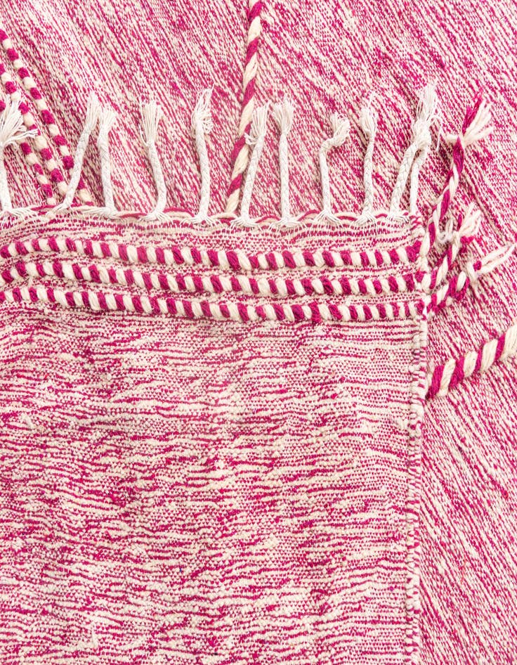 Detail image of 6' 2 x 9' 10  Hand Knotted Moroccan Wool Rug