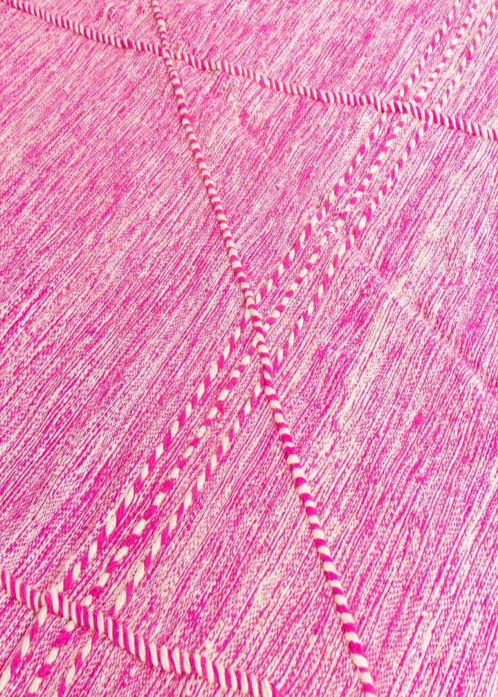 6' 7 x 10' Hand Knotted Moroccan Wool Rug