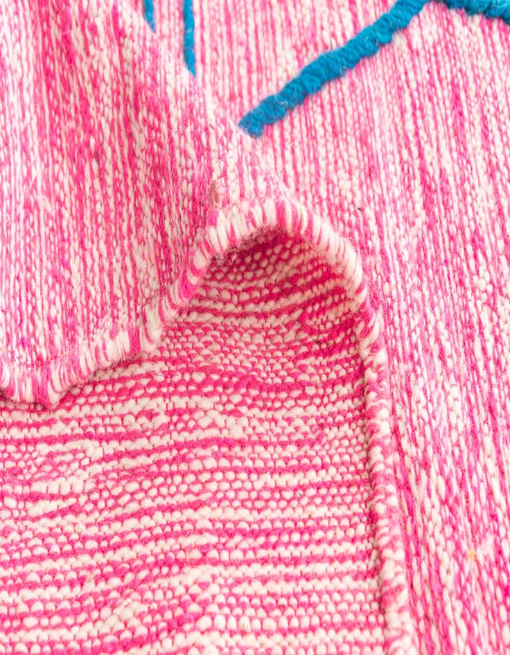 Detail image of 6' 9 x 9' 5  Hand Knotted Moroccan Wool Rug