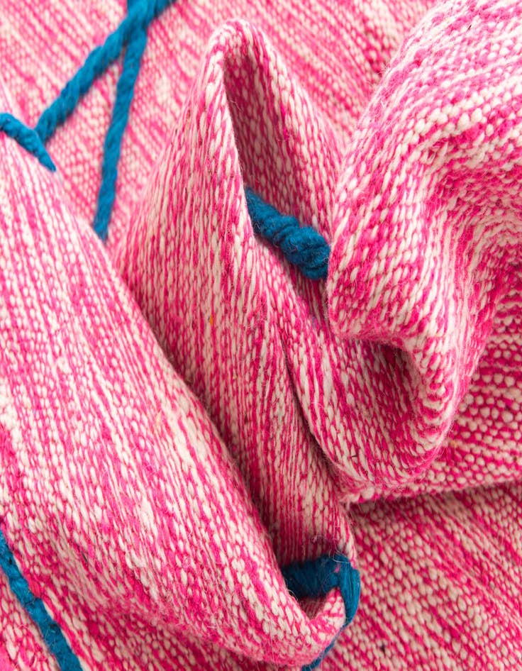 Detail image of 6' 9 x 9' 5  Hand Knotted Moroccan Wool Rug