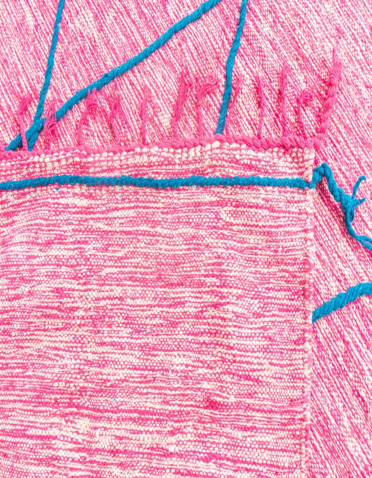 Detail image of 6' 9 x 9' 5  Hand Knotted Moroccan Wool Rug