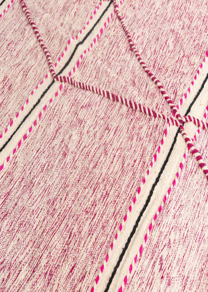 6' 10 x 9' 7 Hand Knotted Moroccan Wool Rug