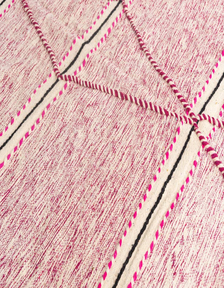 Detail image of 6' 10 x 9' 7  Hand Knotted Moroccan Wool Rug