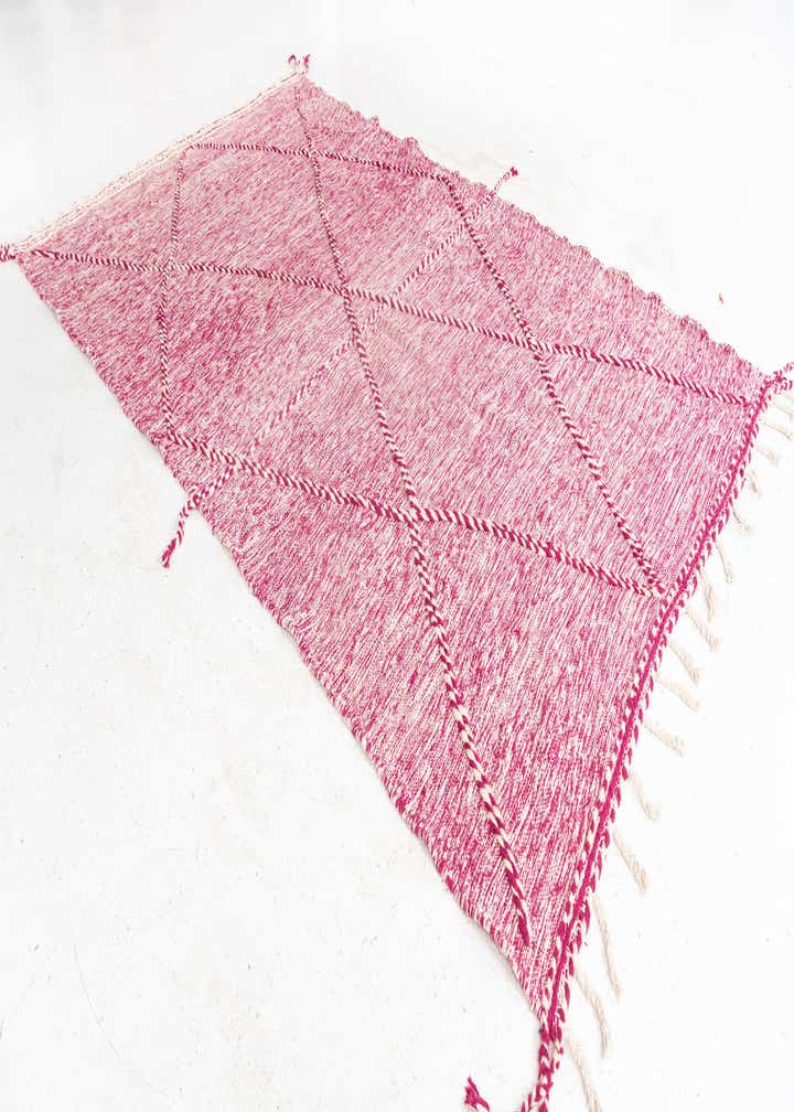 6' 2 x 10' 4 Hand Knotted Moroccan Wool Rug