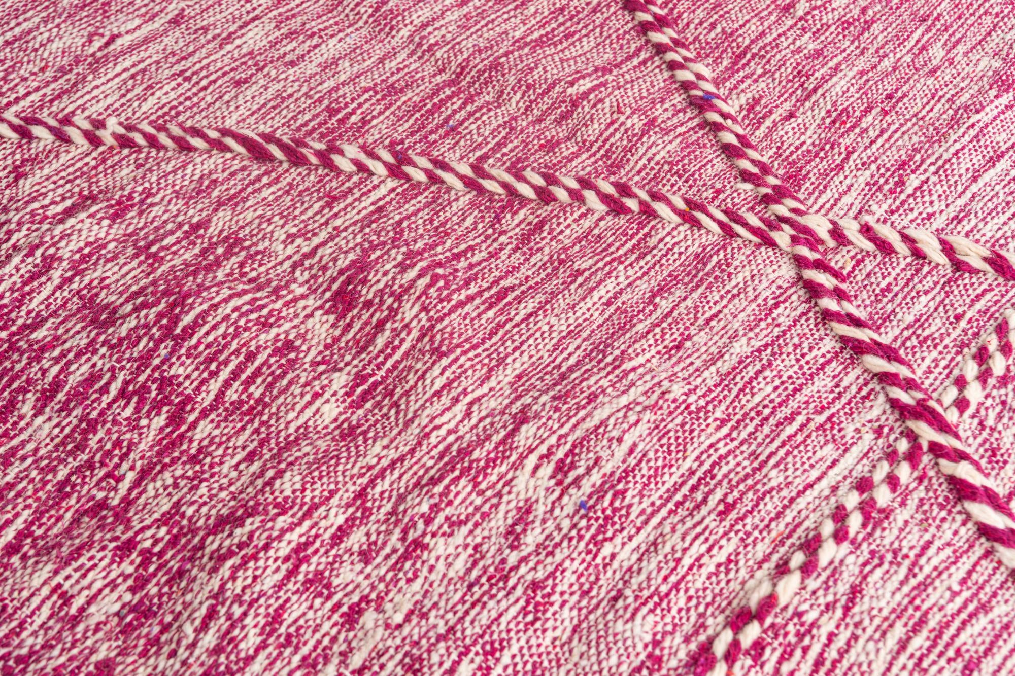 6' 2 x 10' 4 Hand Knotted Moroccan Wool Rug