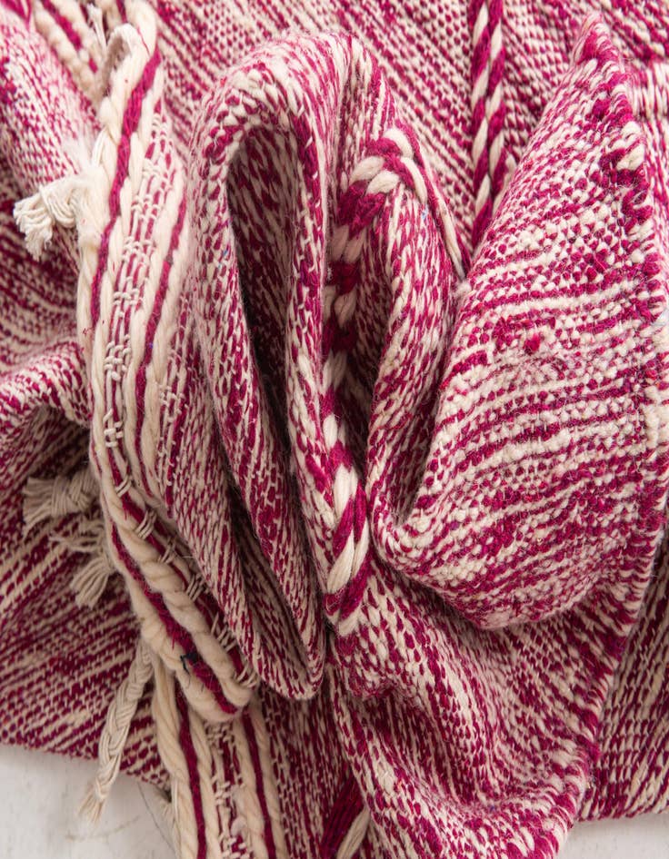 Detail image of 6' 2 x 10' 4  Hand Knotted Moroccan Wool Rug