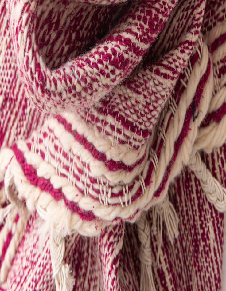 Detail image of 6' 2 x 10' 4  Hand Knotted Moroccan Wool Rug