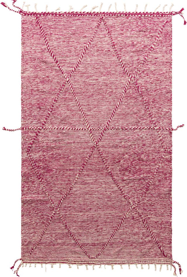 Detail image of 6' 2 x 10' 4 Hand Knotted Moroccan Wool Rug