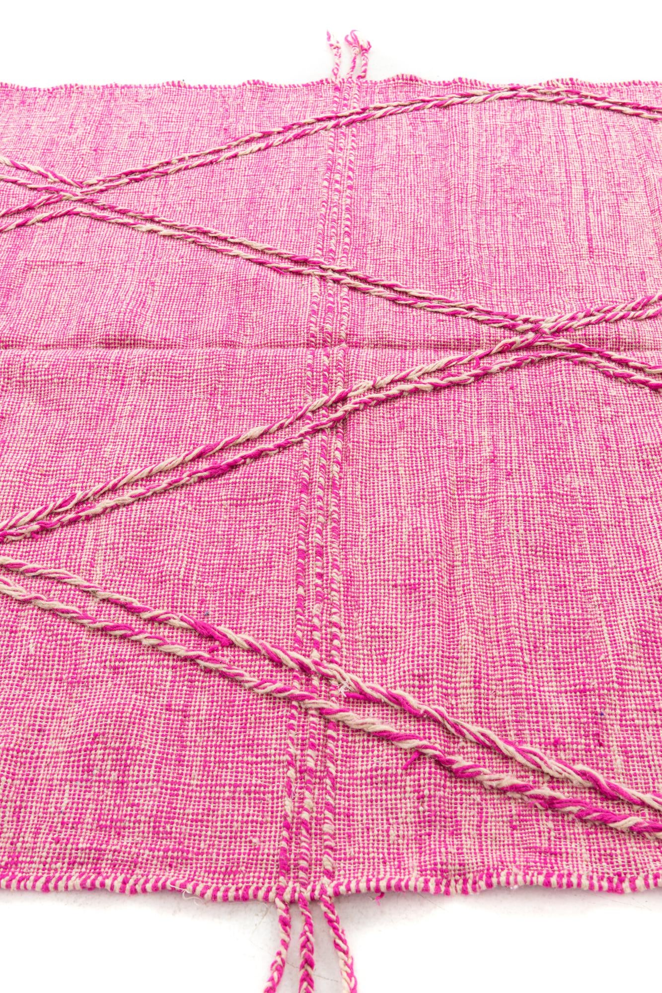 6' 9 x 10' Hand Knotted Moroccan Wool Rug
