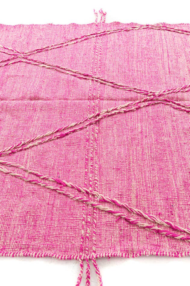 Detail image of 6' 9 x 10' Hand Knotted Moroccan Wool Rug