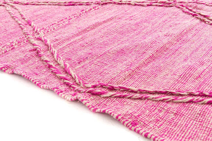 Detail image of 6' 9 x 10' Hand Knotted Moroccan Wool Rug