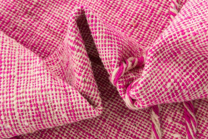 6' 9 x 10' Hand Knotted Moroccan Wool Rug