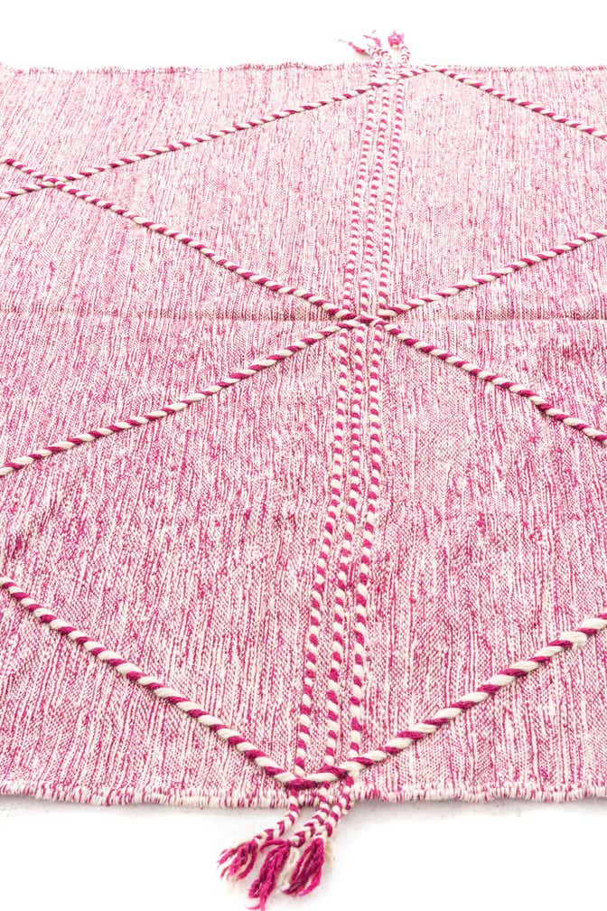 6' 4 x 9' 9 Hand Knotted Moroccan Wool Rug