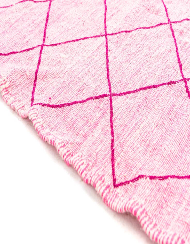 Detail image of 4' 8 x 7' 8  Hand Knotted Moroccan Wool Rug