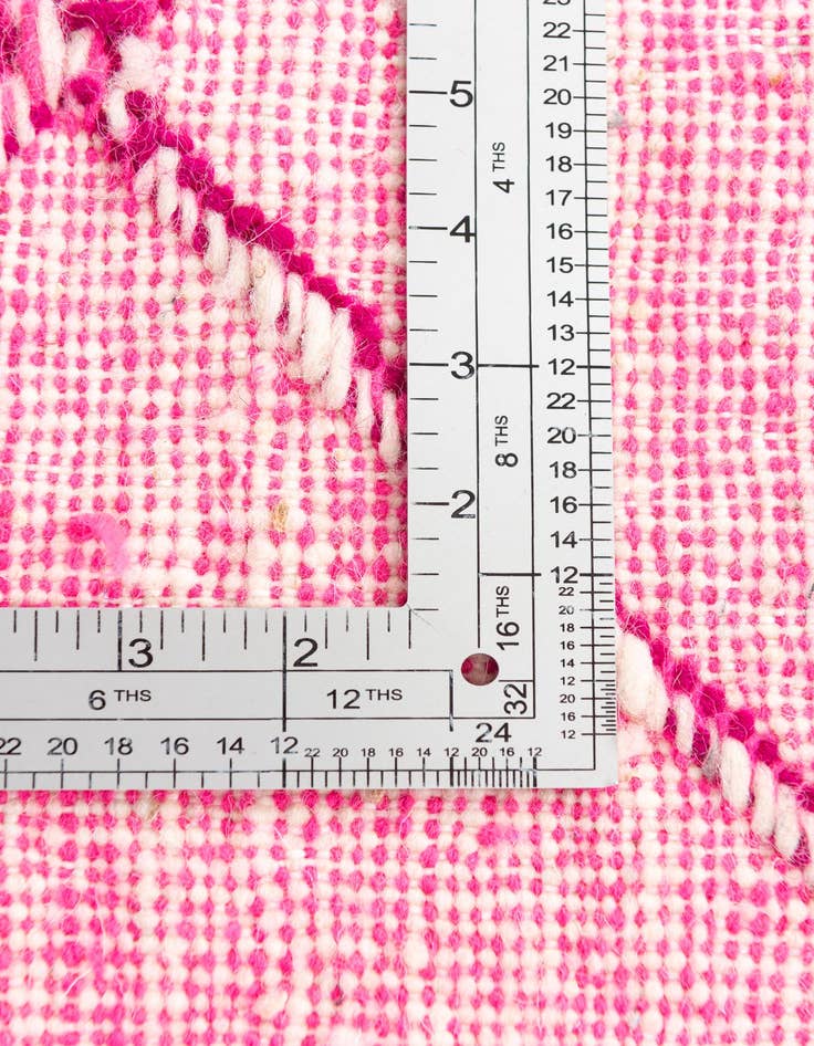 Detail image of 4' 8 x 7' 8  Hand Knotted Moroccan Wool Rug