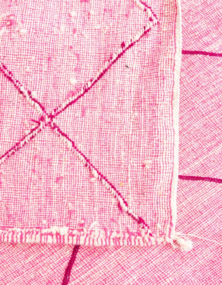 Detail image of 4' 8 x 7' 8  Hand Knotted Moroccan Wool Rug