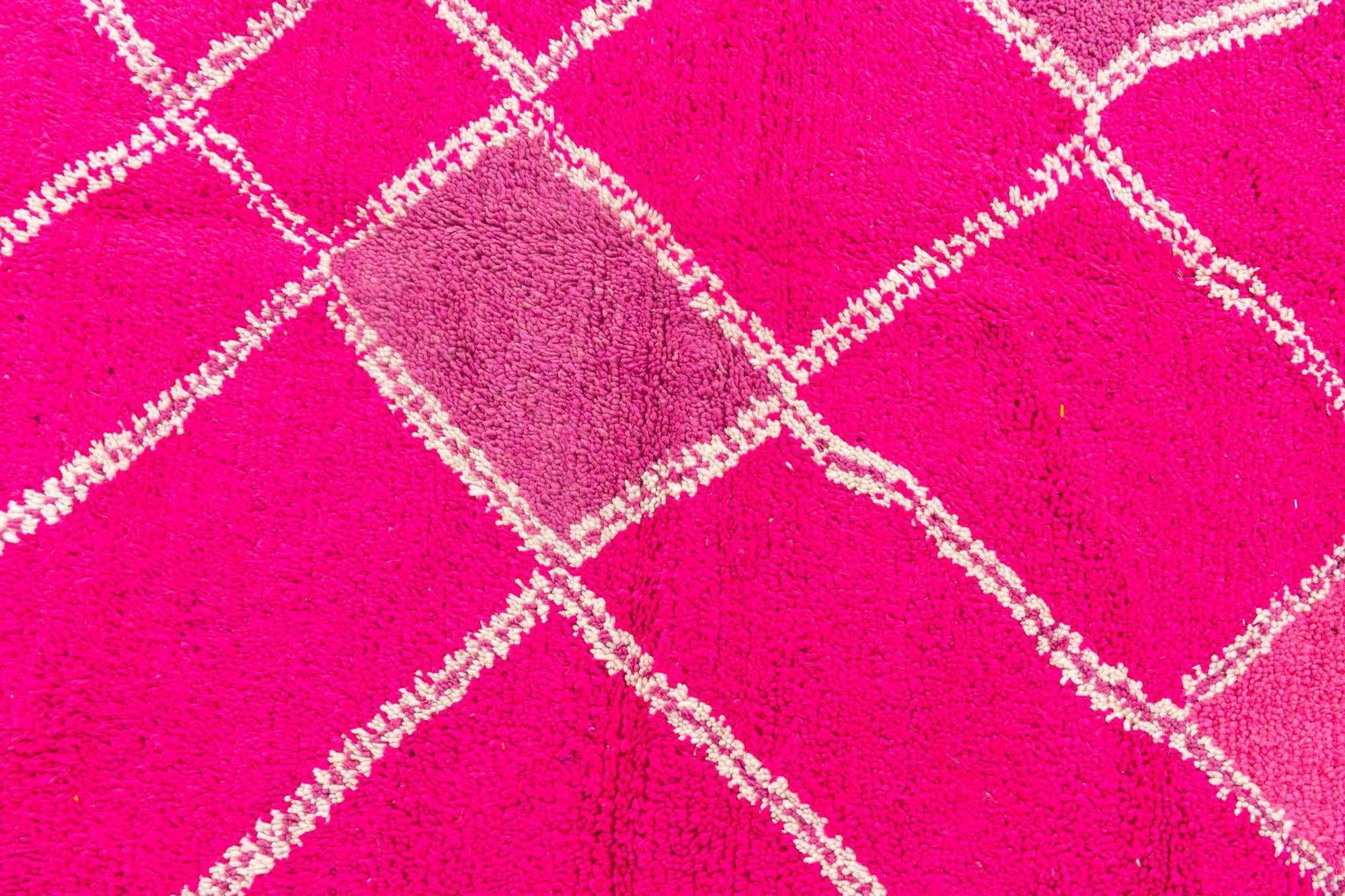 5' x 8' 2 Hand Knotted Moroccan Wool Rug