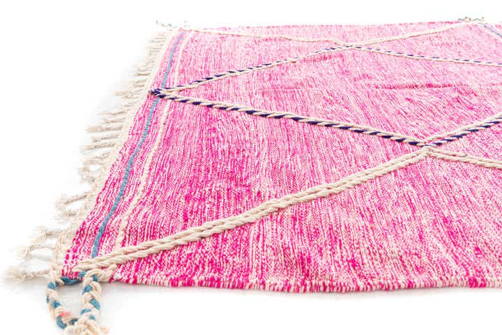 6' 10 x 10' 6 Hand Knotted Moroccan Wool Rug