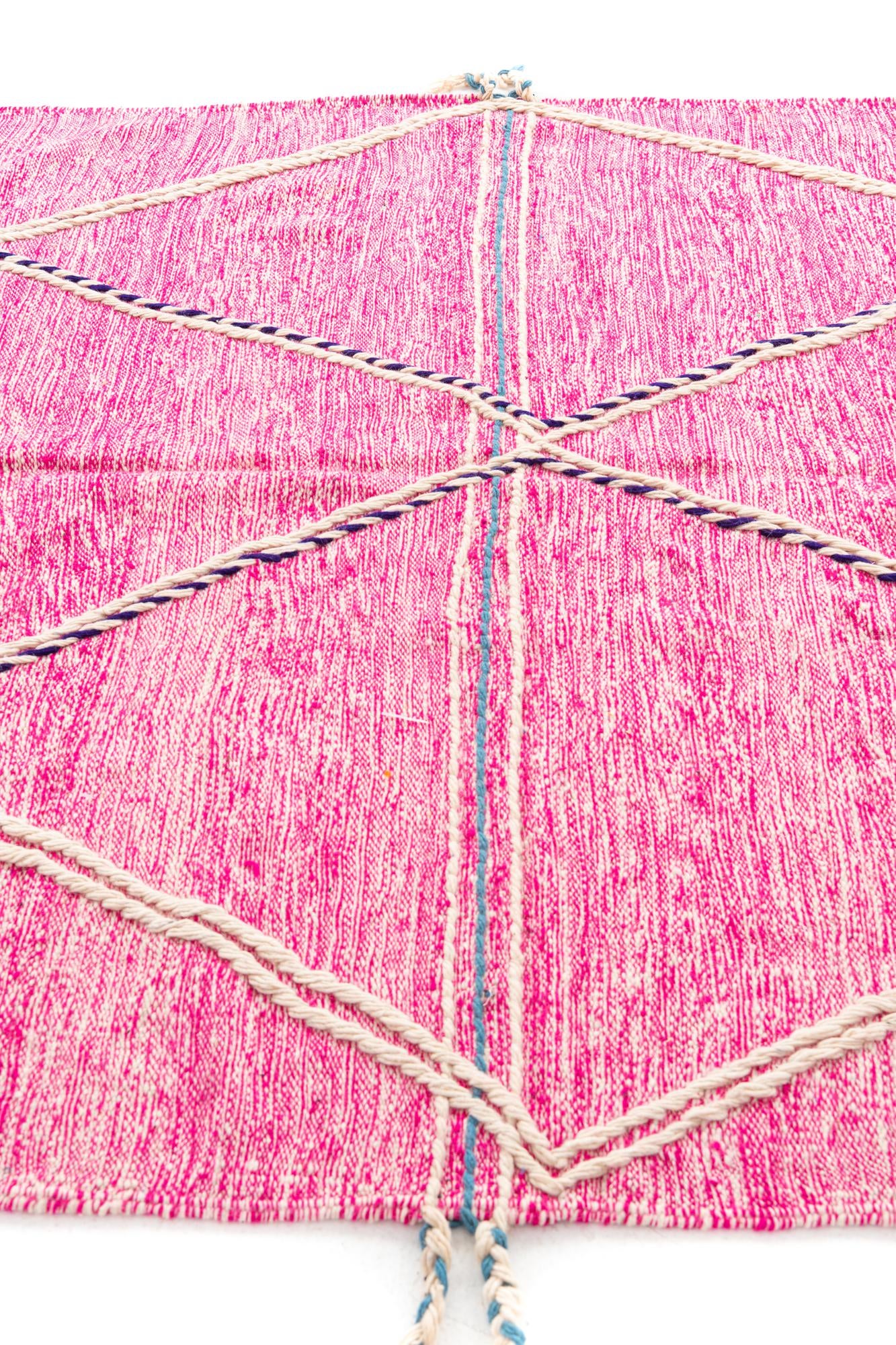 6' 10 x 10' 6 Hand Knotted Moroccan Wool Rug