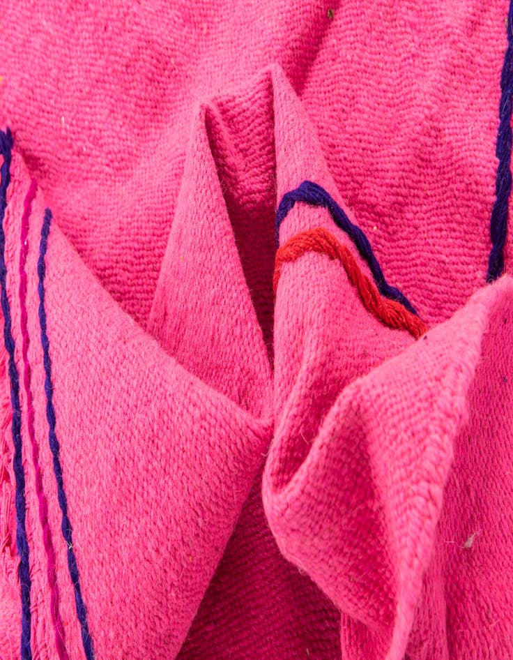 Detail image of 6' 7 x 9' 10  Hand Knotted Moroccan Wool Rug