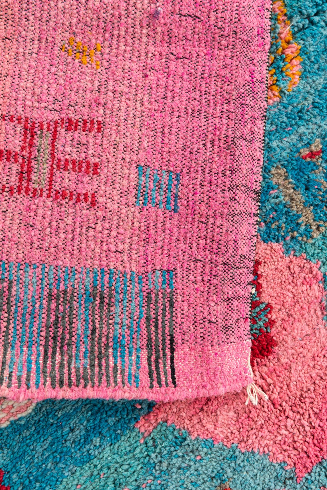 160cm x 255cm Hand Knotted Moroccan Wool Rug